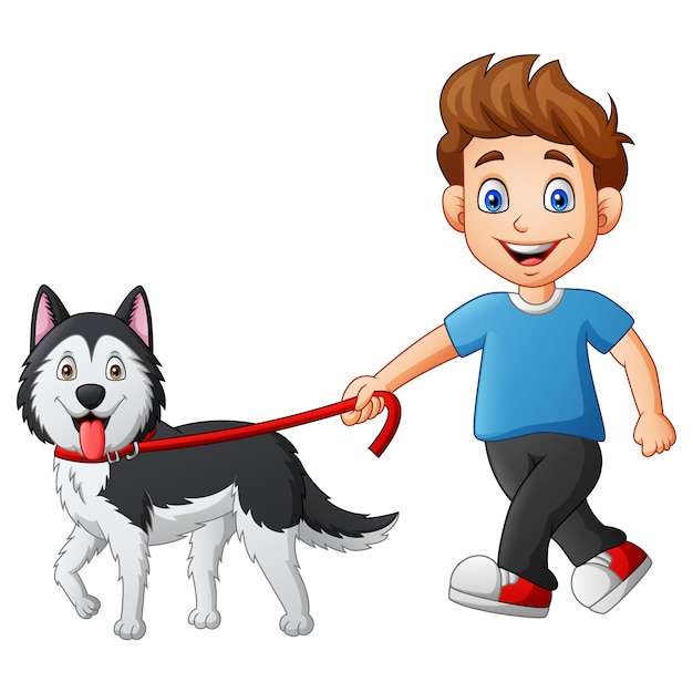 nino-dibujos-animados-caminando-perro-ilustracion_162786-76-2